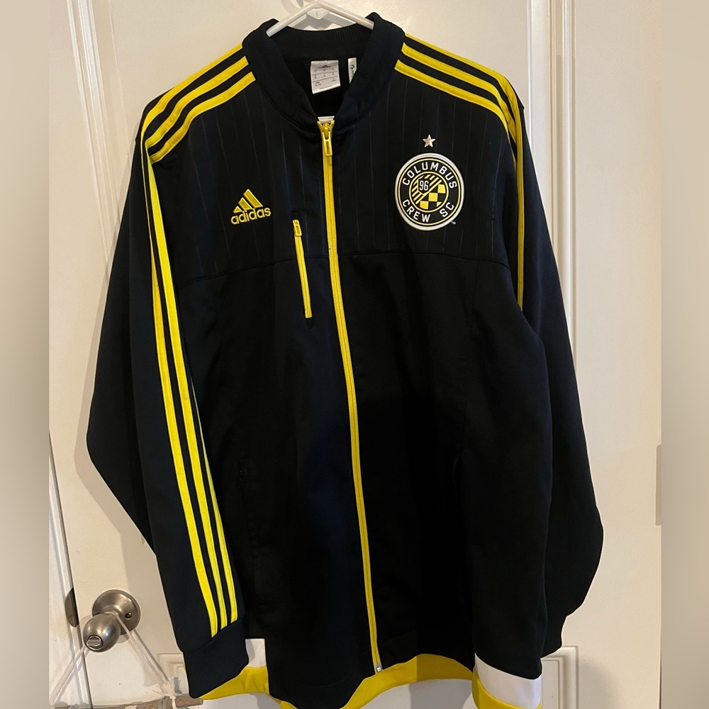 Adidas Columbus Crew SC warm up jacket. XL